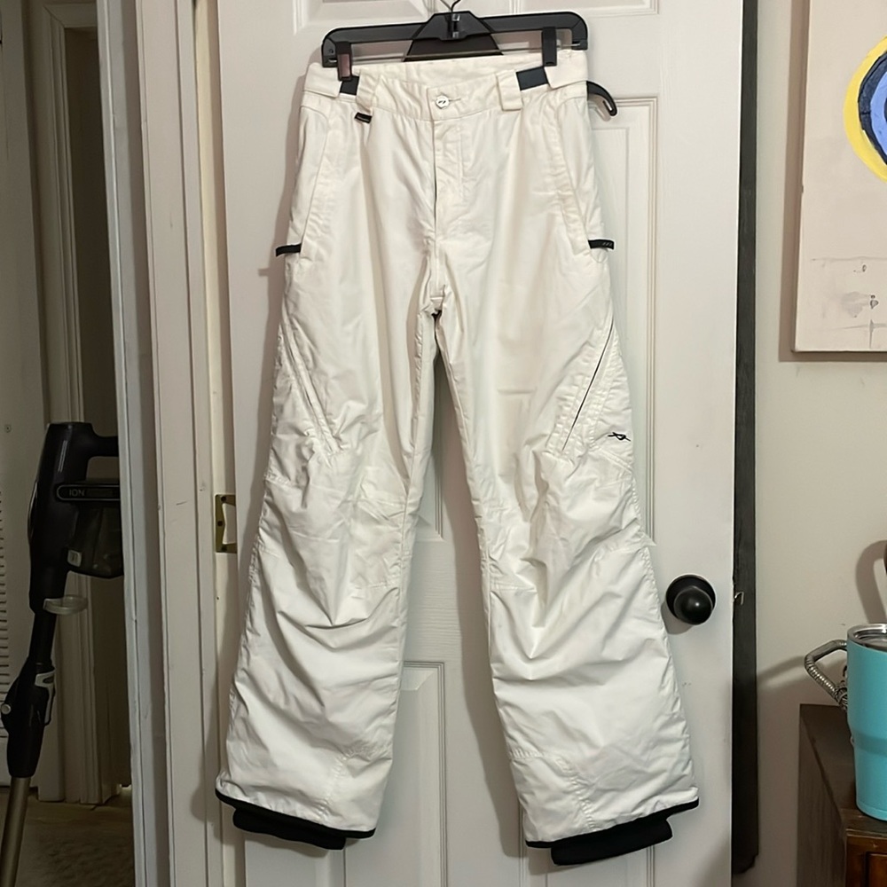 Women's off white ORAGE Vibe ski pants. Size M (US 10)